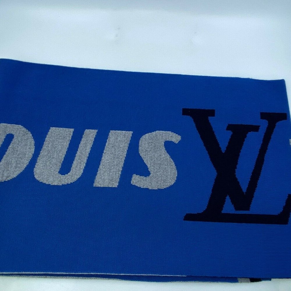New Authentic Louis Vuitton 100% Wool LV Forward Scarf M73418 - Picture 6 of 12